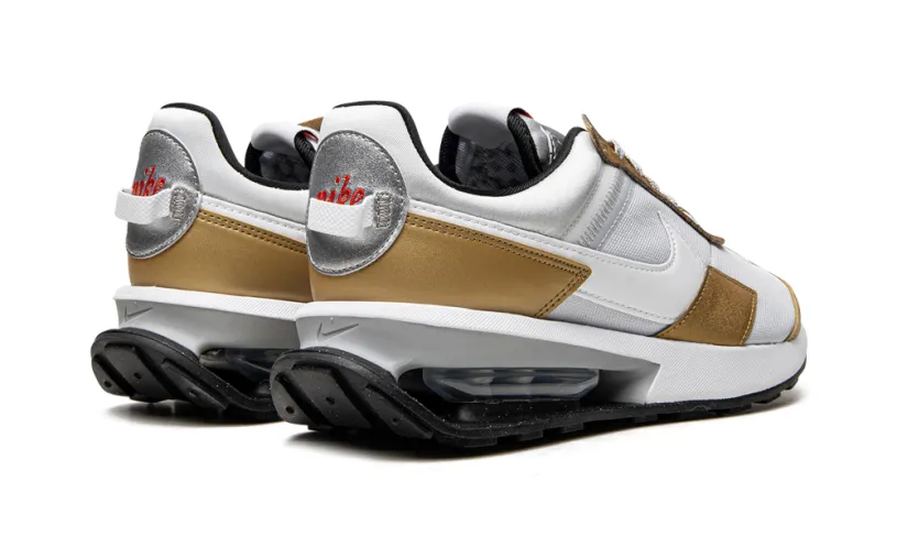 Nike Lifestyle AIR MAX PRE DAY SE MNS WMNS 'Pure Platinum   Metallic Gold' 