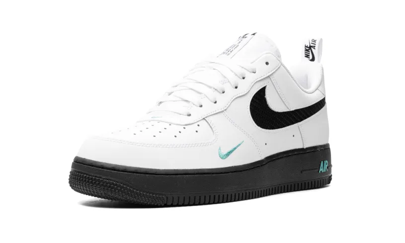 Nike Lifestyle Air Force 1 'White Black Teal' 
