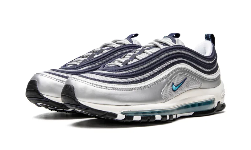 Nike Air Max Air Max 97 'Metallic Silver   Chlorine Blue' 