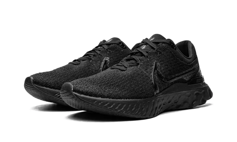 Nike Lifestyle React Infinity Run Flyknit 3 'Triple Black' 