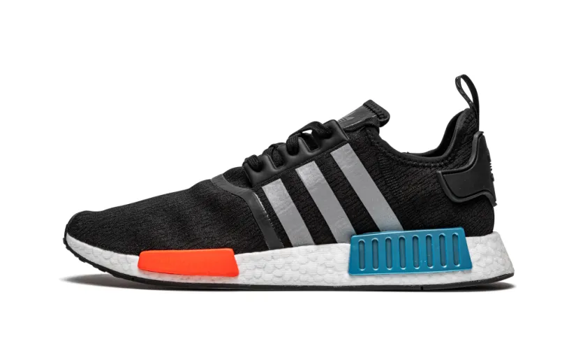 Adidas NMD NMD_R1 'Black   Silver   Solar Red' 