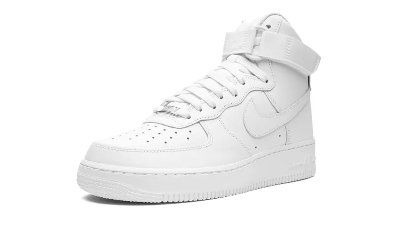 Nike Lifestyle AIR FORCE 1 HIGH MNS WMNS 'Triple White' 