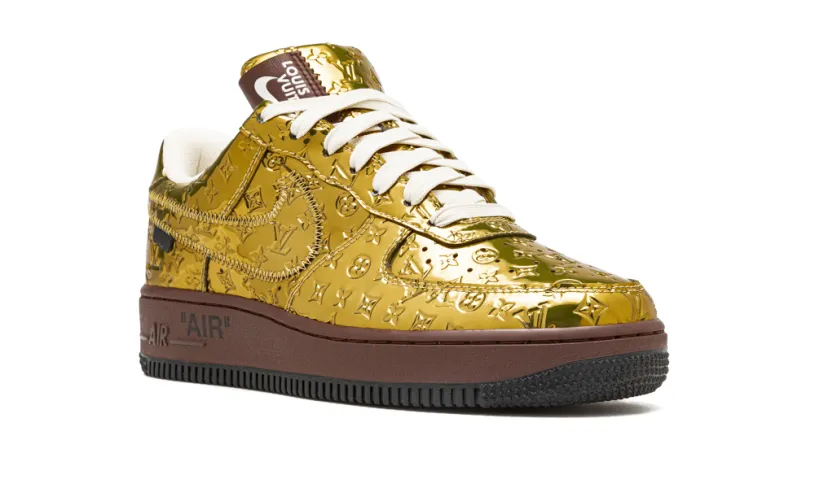 Nike Lifestyle Louis Vuitton Air Force 1 Low 'Virgil Abloh - Metallic Gold' 