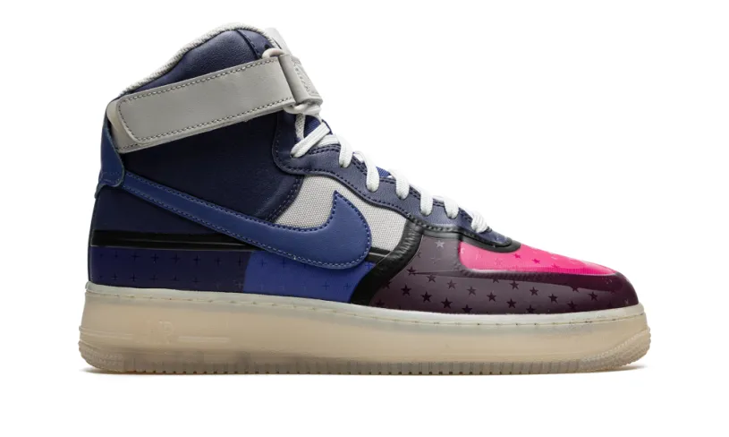 Nike Lifestyle Air Force 1 High '07 Premium 'Thunder Blue Pink Prime'