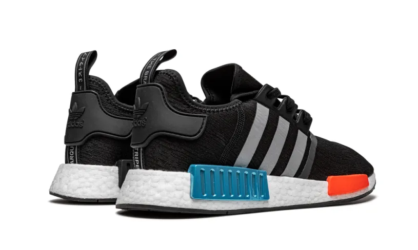 Adidas NMD NMD_R1 'Black   Silver   Solar Red' 