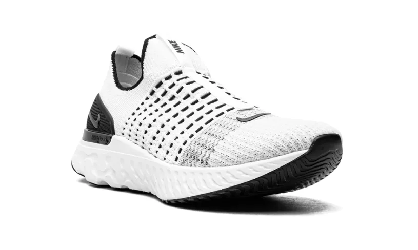 Nike Lifestyle React Phantom Run Flyknit 'White White-Black-Pure Platinum'