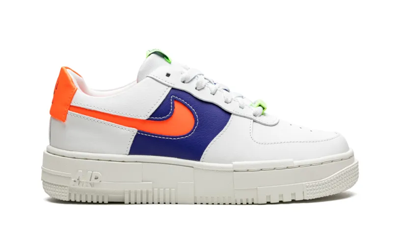 Nike Lifestyle AIR FORCE 1 LO PIXEL MNS WMNS 'White Concord Crimson'