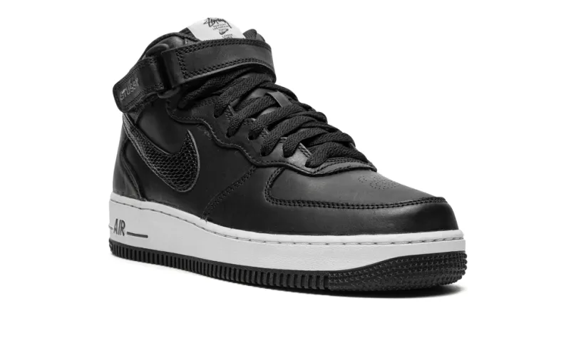 Nike Lifestyle Air Force 1 Mid 'Stussy - Black'