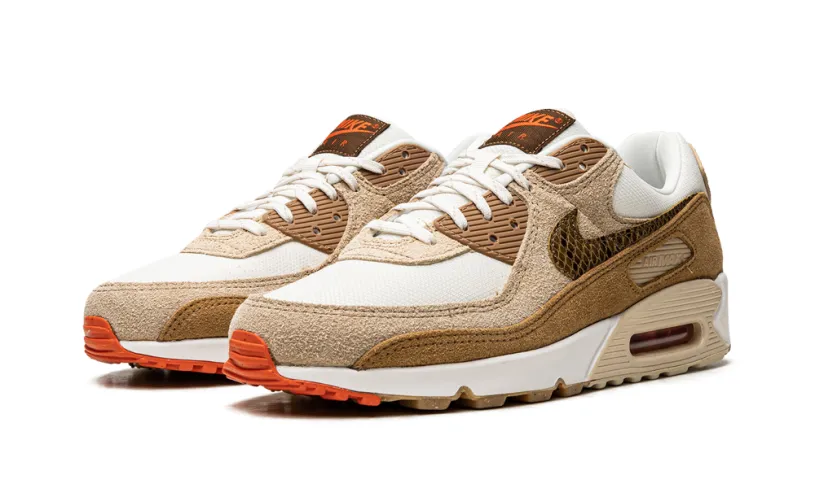Nike Air Max AIR MAX 90 WMNS 'Pale Ivory Snakeskin Swoosh' 
