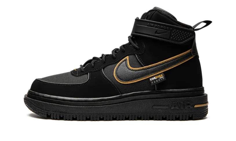 Nike Lifestyle Air Force 1 Boot Cordura 'Black Gold'