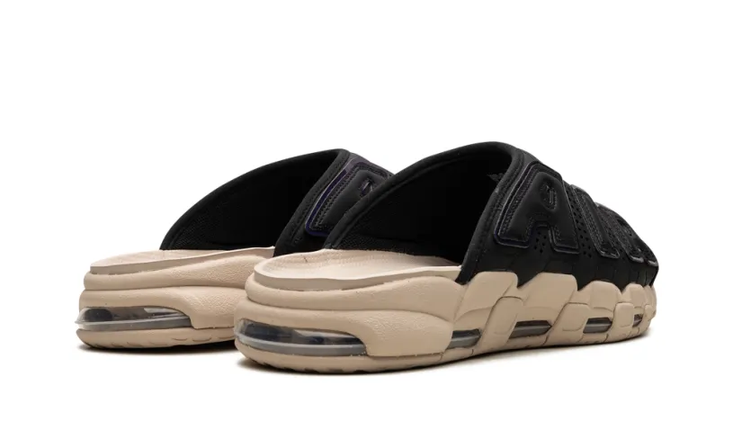 Nike Basketball Air More Uptempo Slide 'Black Sanddrift Iridescent' 
