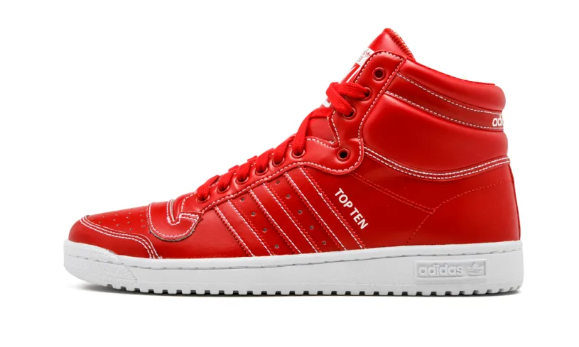 More Adidas Shoes Top Ten Hi 'Scarlet'