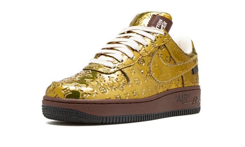 Nike Lifestyle Louis Vuitton Air Force 1 Low 'Virgil Abloh - Metallic Gold' 