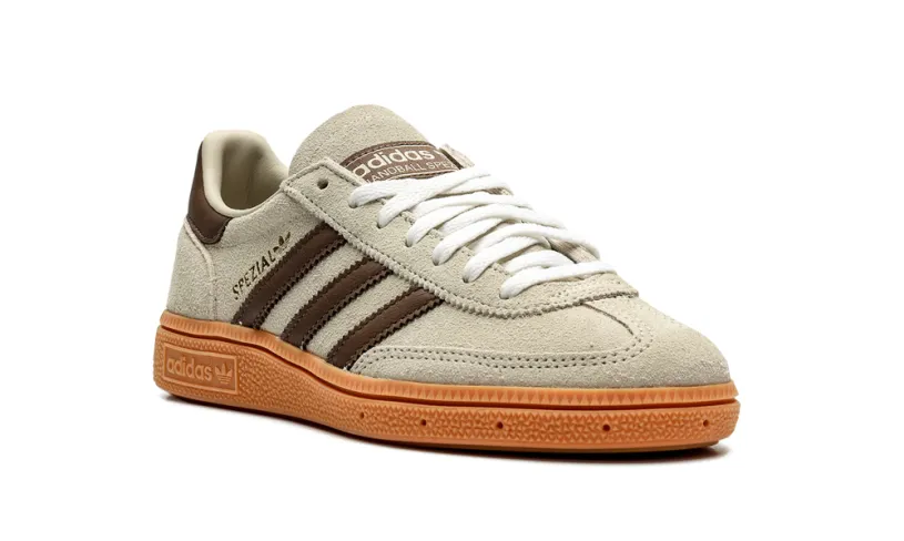 More Adidas Shoes Handball Spezial WMNS 'Off-White Earth Strata Gum' 