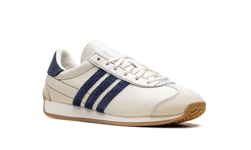 More Adidas Shoes Country OG WMNS 'Night Indigo Off White Silver Metallic' 