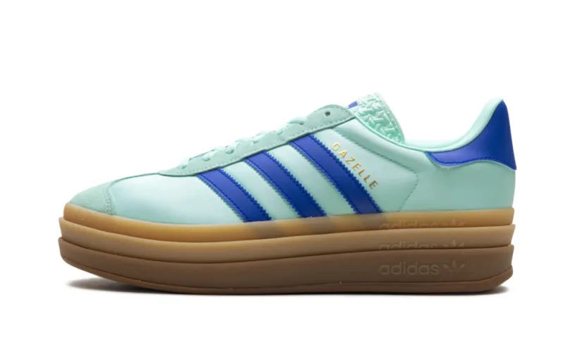 Adidas Gazelle Gazelle Bold WMNS 'Clear Mint Lucid Blue Gold Metallic' 