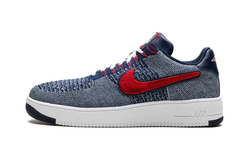 Nike Lifestyle Air Force 1 Ultra Flyknit Low 'Patriots Robert Kraft Wolf Grey'
