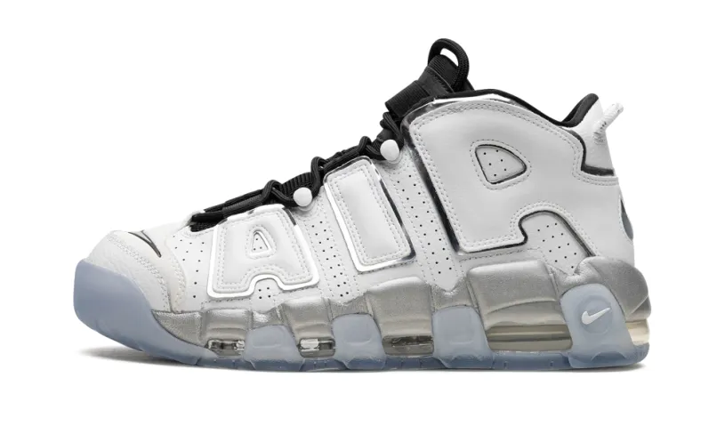 Nike Basketball AIR MORE UPTEMPO WMNS 'White Metallic'