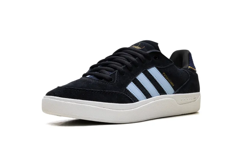 More Adidas Shoes Tyshawn Low 'Black Clear Sky' 