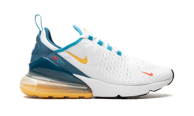 Nike Air Max Air Max 270 'White Industrial Blue Citron Pulse' 
