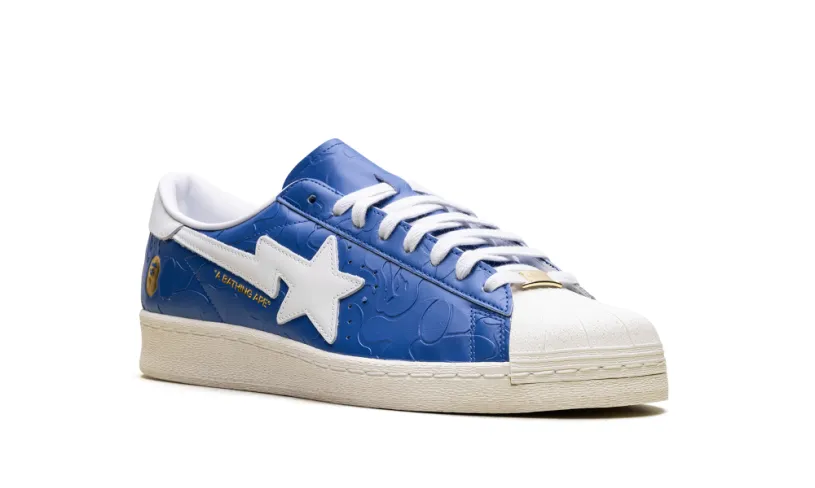 Adidas Superstar Superstar Vintage 'Bape Blue White' 