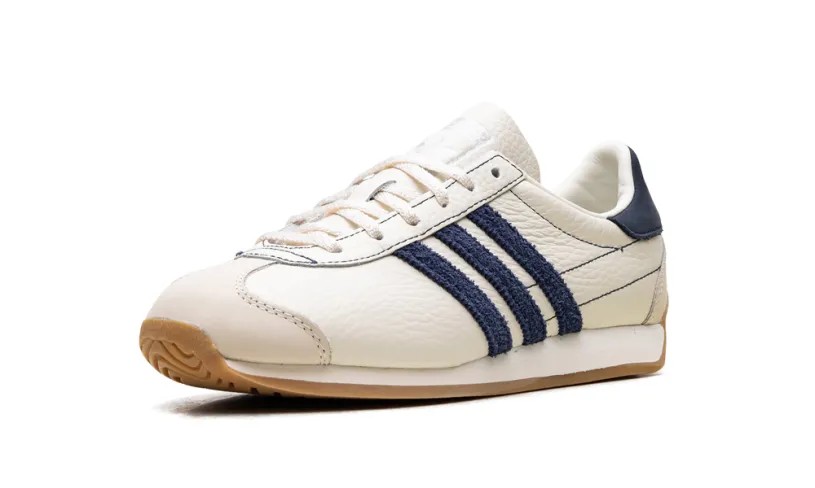 More Adidas Shoes Country OG WMNS 'Night Indigo Off White Silver Metallic' 