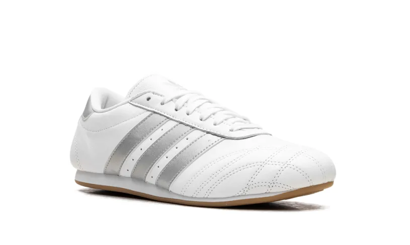 More Adidas Shoes Taekwondo WMNS 'Cloud White Silver Metallic Gum' 