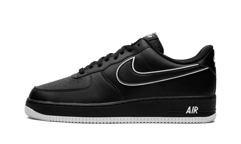 Nike Lifestyle Air Force 1 Low 'Black   White' 