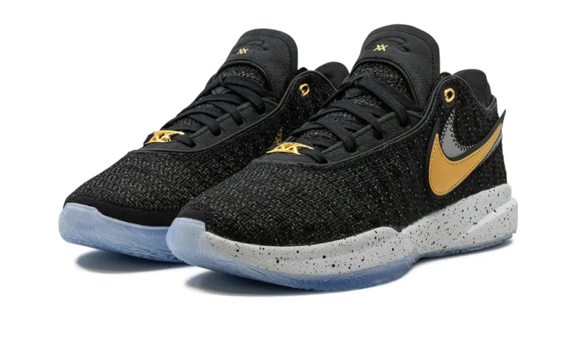 Nike Basketball LeBron 20 'Black Metallic Gold' 