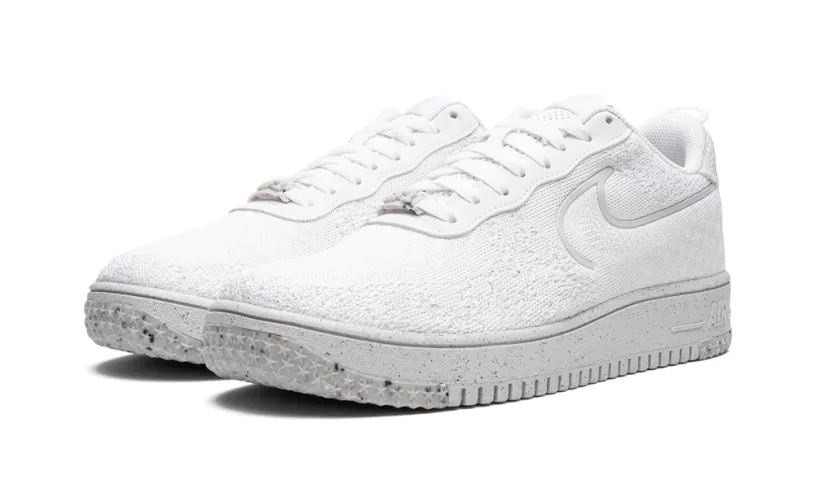 Nike Lifestyle Air Force 1 CRATER FLYKNIT NN 'Whiteout' 