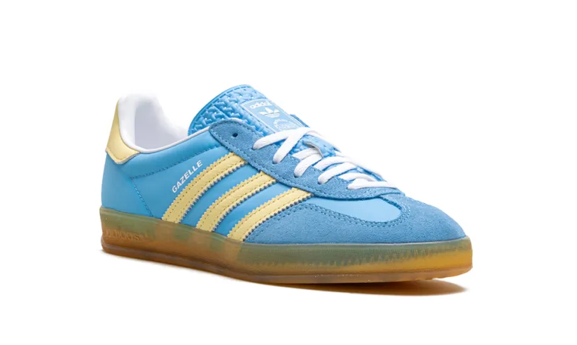 Adidas Gazelle Gazelle Indoor WMNS 'Semi Blue Burst Almost Yellow' 