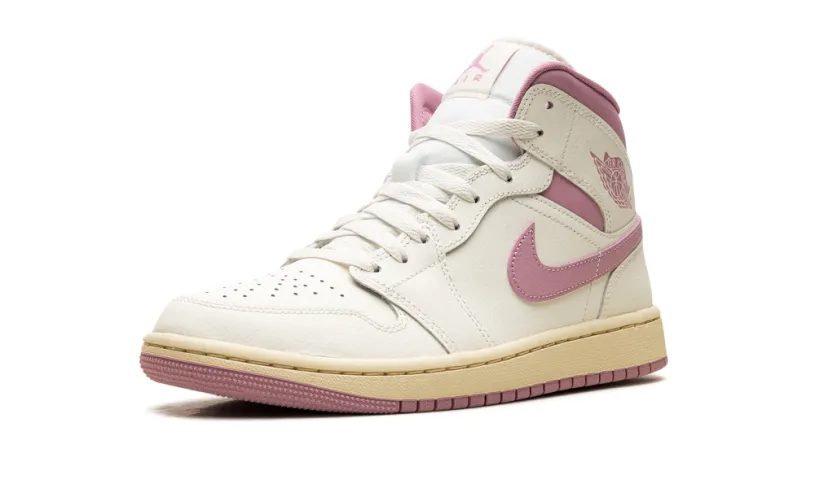Air Jordan 1 Jordan 1 Mid WMNS 'Sail Pink Coconut Milk' 