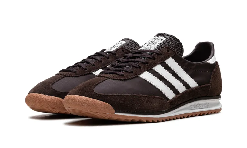 More Adidas Shoes SL 72 OG WMNS 'Dark Brown White' 