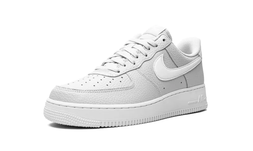 Nike Lifestyle Air Force 1 '07 'Pebbled Leather - Pure Platinum' 