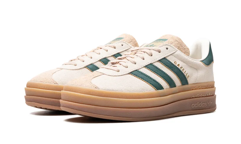 Adidas Gazelle GAZELLE BOLD WMNS 'Cream Collegiate Green' 
