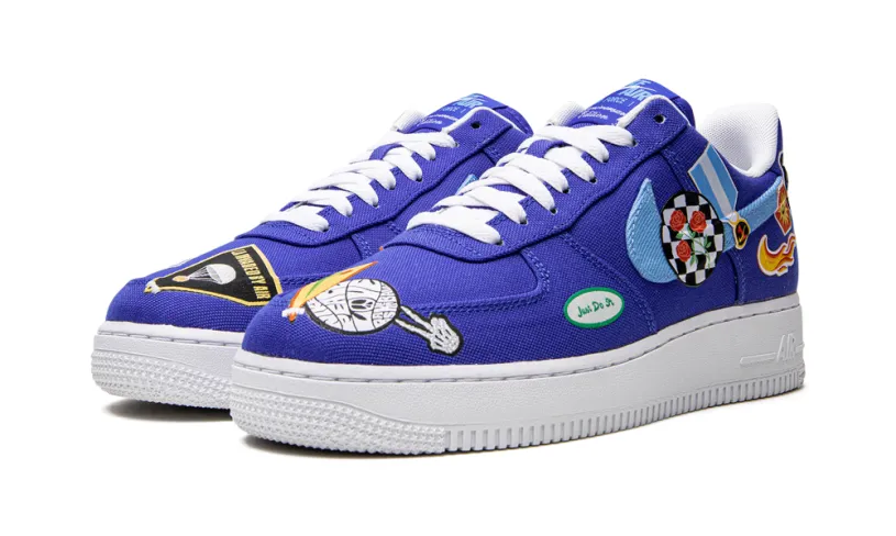 Nike Lifestyle AIR FORCE 1 LO '07 PRM MNS WMNS 'Los Angeles Patched Up'