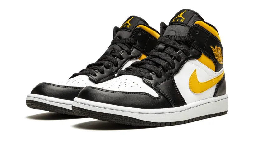 Air Jordan 1 Air Jordan 1 Mid 'White   Pollen   Black' 