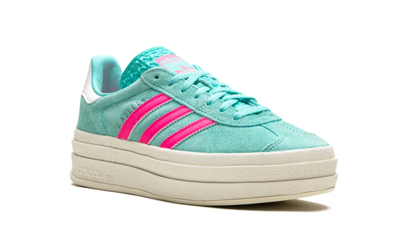 Adidas Gazelle GAZELLE BOLD WMNS 'Flash Aqua   Lucid Pink' 