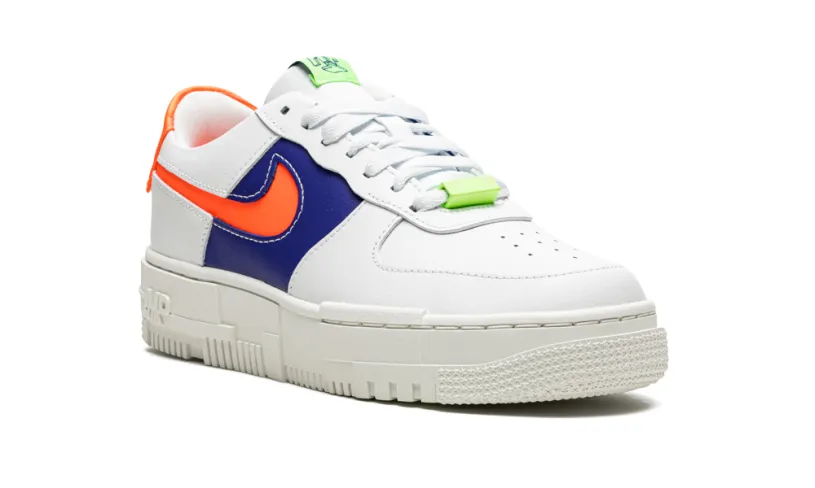 Nike Lifestyle AIR FORCE 1 LO PIXEL MNS WMNS 'White Concord Crimson' 