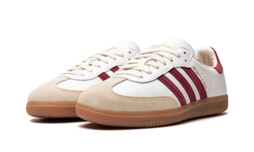 Adidas Samba Samba OG 'Sporty & Rich - White Core Burgundy' 
