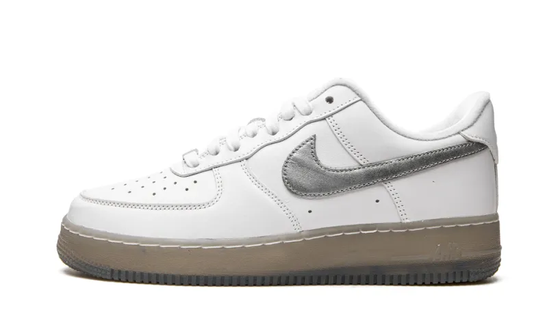 Nike Lifestyle Air Force 1 'White   Metallic Silver' 