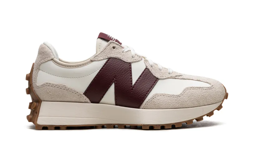 New Balance 327 327 WMNS 'Moonbeam Classic Burgundy'