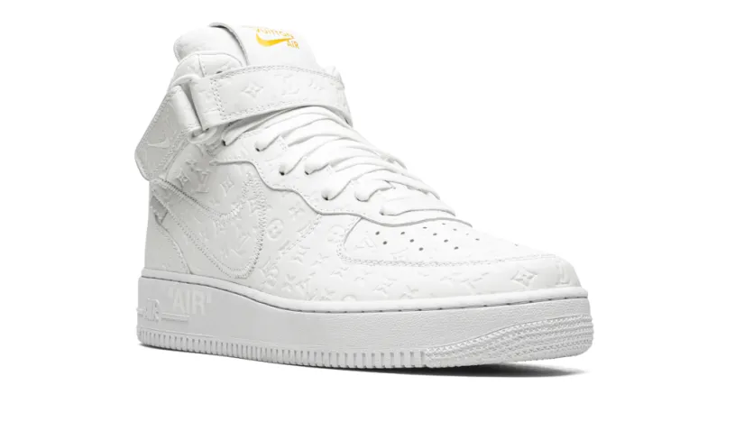 Nike Lifestyle Louis Vuitton Air Force 1 Mid 'Virgil Abloh - White White' 