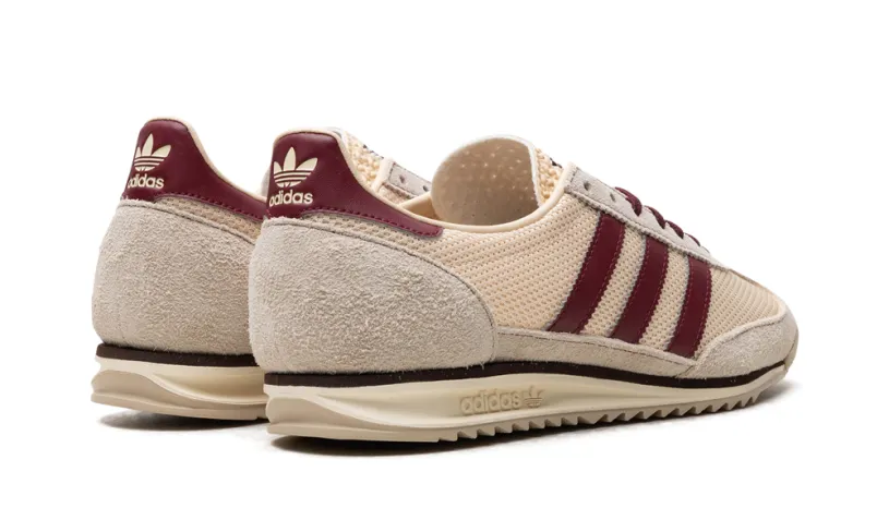 More Adidas Shoes SL 72 OG WMNS 'Beige   Burgundy' 