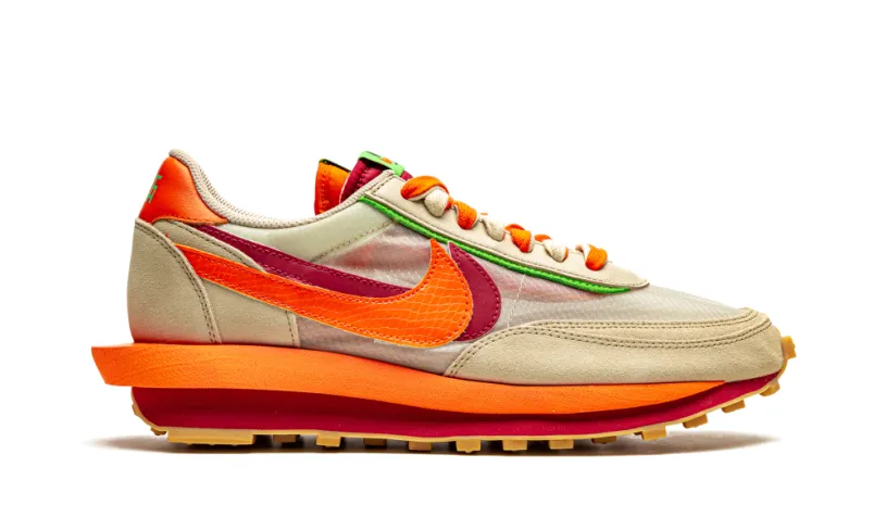 Nike Lifestyle LDWaffle 'Sacai x Clot - Net Orange Blaze' 