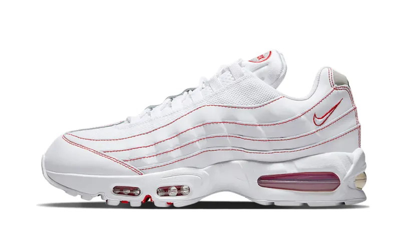 Nike Air Max Air Max 95 OG 'Big Bubble White University Red'