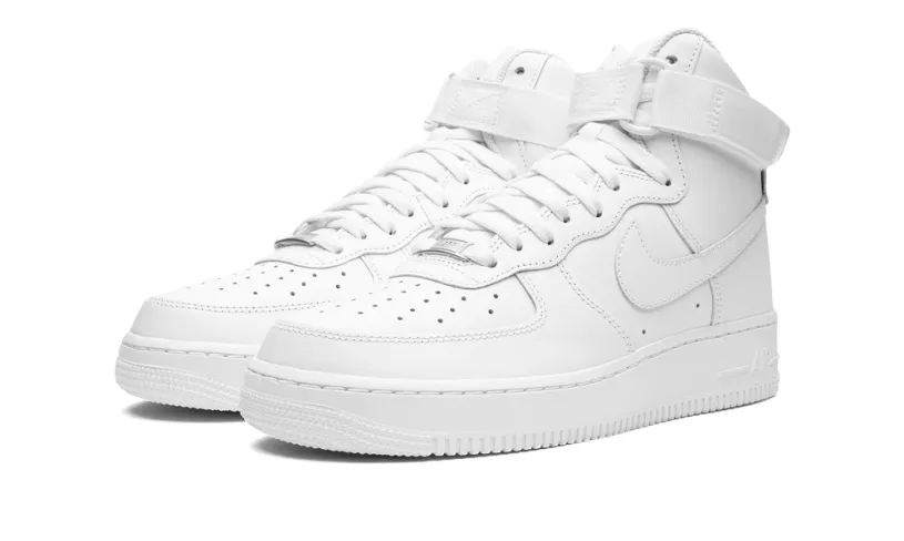 Nike Lifestyle AIR FORCE 1 HIGH MNS WMNS 'Triple White'