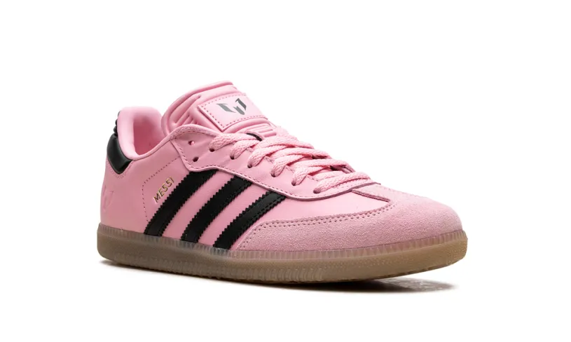 Adidas Samba Samba Indoor GS 'Messi Light Pink Black' 