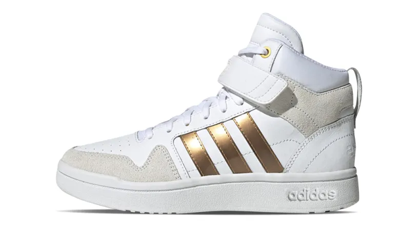 More Adidas Shoes neo Postmove Mid WMNS 'Beige Gold'
