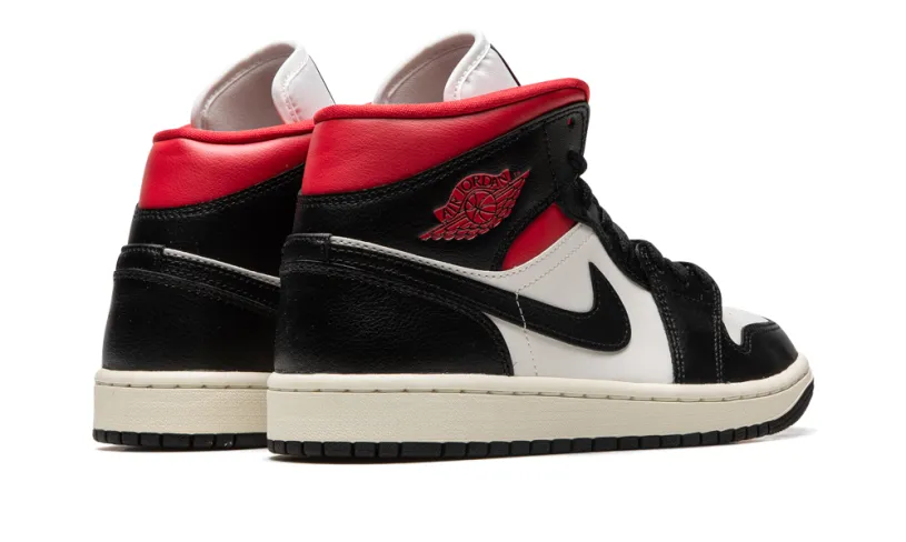 Air Jordan 1 AIR JORDAN 1 MID WMNS 'Black   Gym Red   Sail' 
